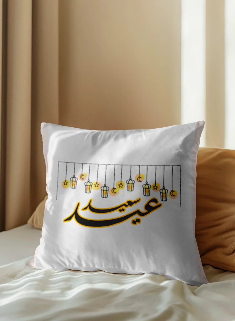 LOWHA Polyester Pillowcase Cushion Cover with Eid Saieed Design